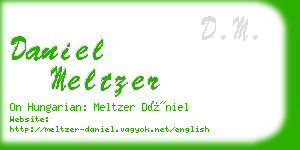 daniel meltzer business card